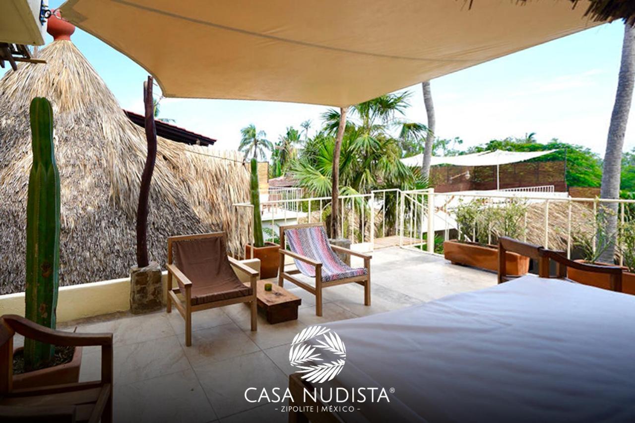 Casa Nudista - Lgbt Hotel Zipolite Exterior photo