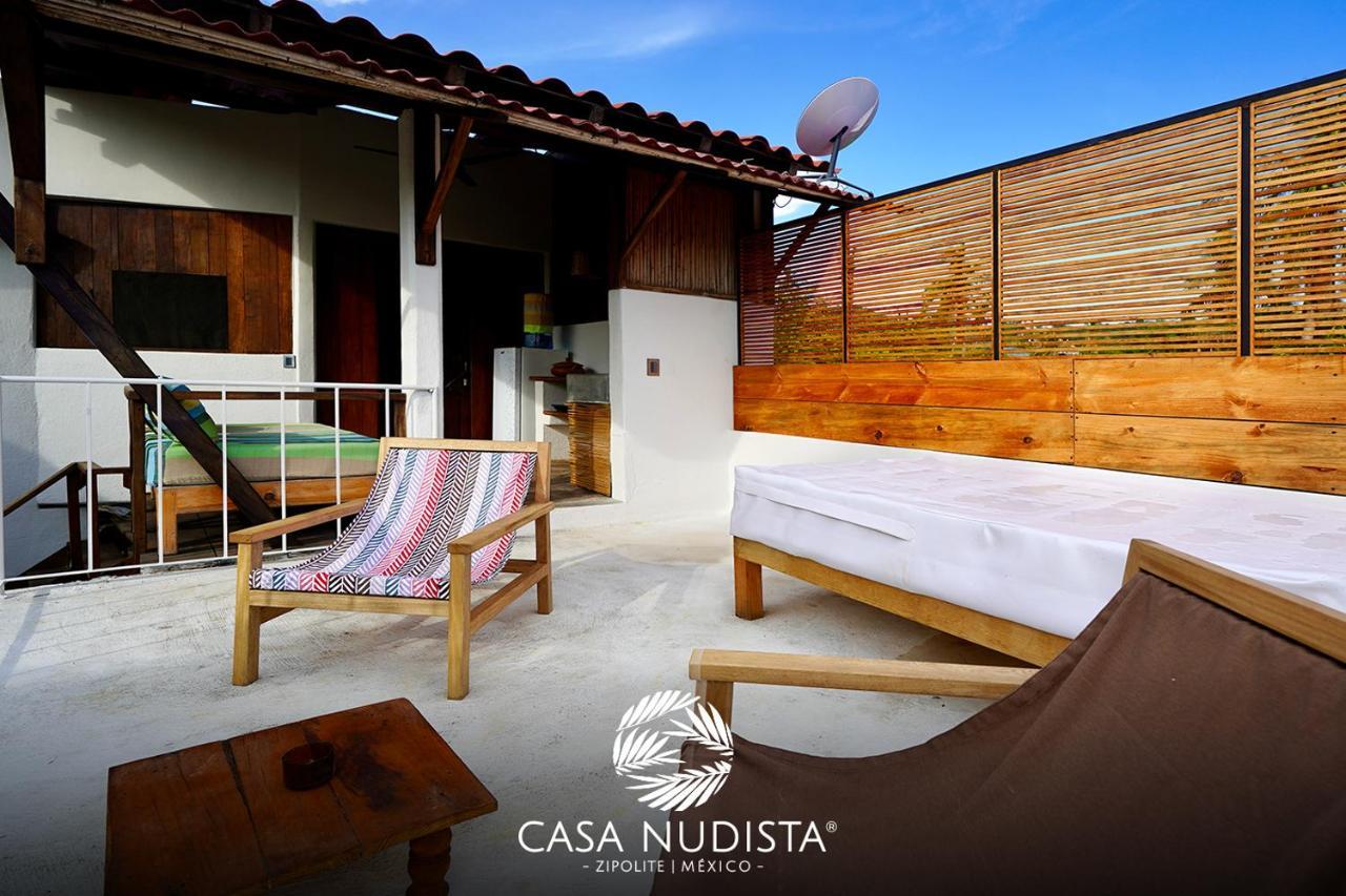 Casa Nudista - Lgbt Hotel Zipolite Exterior photo