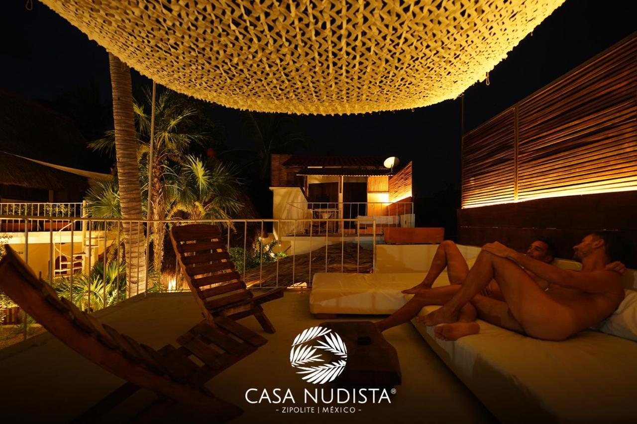 Casa Nudista - Lgbt Hotel Zipolite Exterior photo