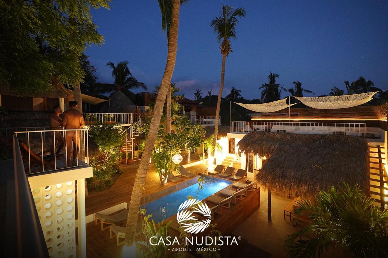 Casa Nudista - Lgbt Hotel Zipolite Exterior photo