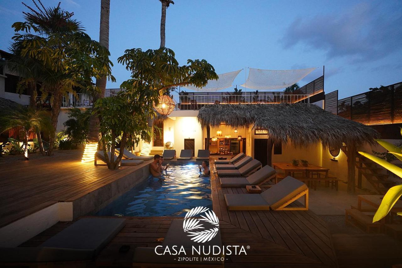 Casa Nudista - Lgbt Hotel Zipolite Exterior photo